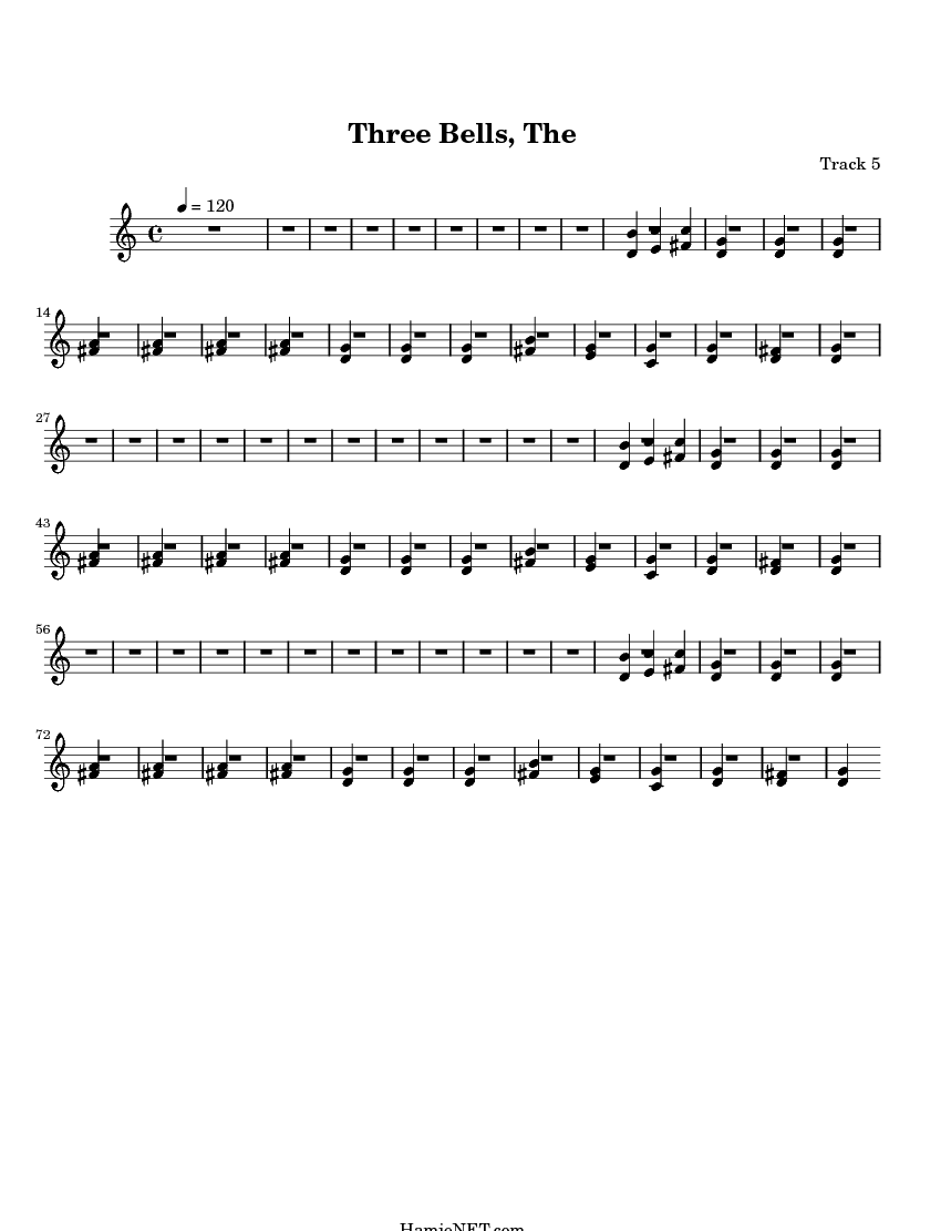 The Three Bells Sheet Music The Three Bells Score •
