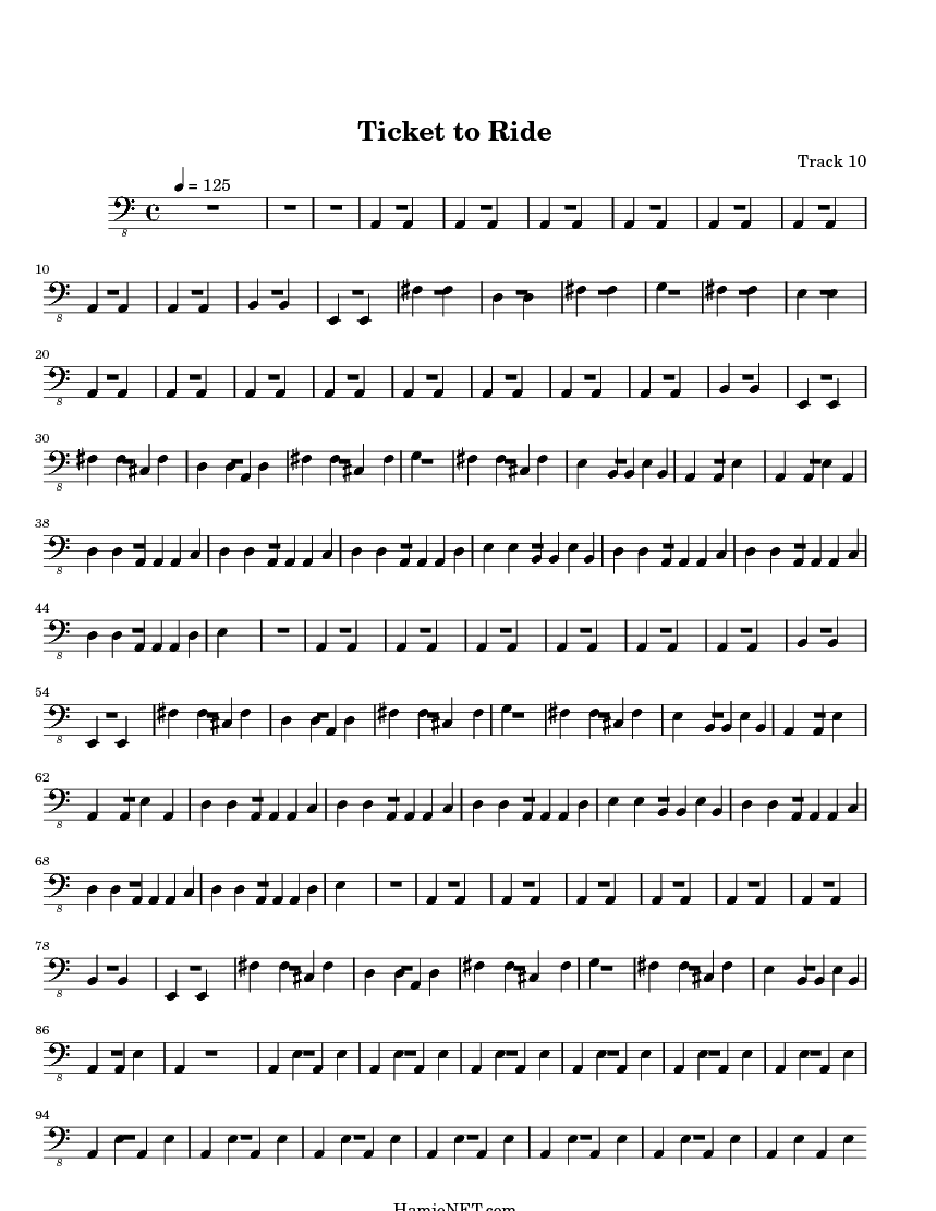 ticket to ride song