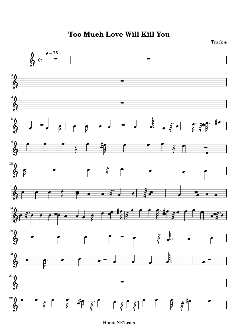 Too Much Love Will Kill You Sheet Music Too Much Love Will Kill You queen-too-much-love-will-kill-you-tammo-f-rster-sing-offs-the