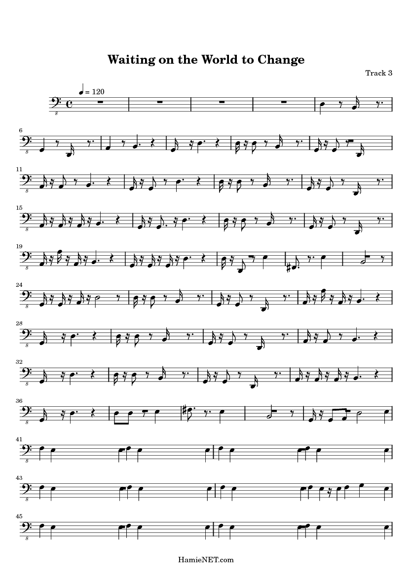 waiting on the world to change sheet music waiting on the world to waiting on the world to change sheet music