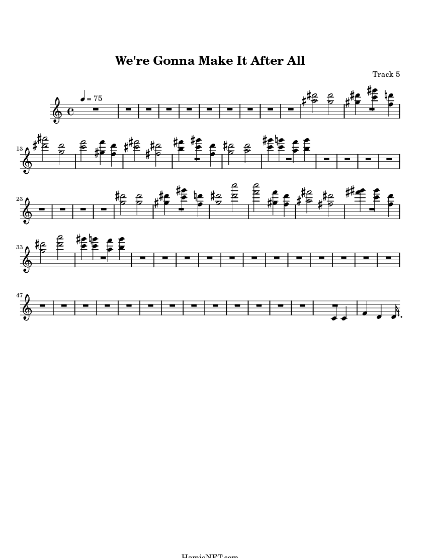 We re Gonna Make It After All Sheet Music We re Gonna Make It After we-re-gonna-make-it-after-all-sheet-music-we-re-gonna-make-it-after