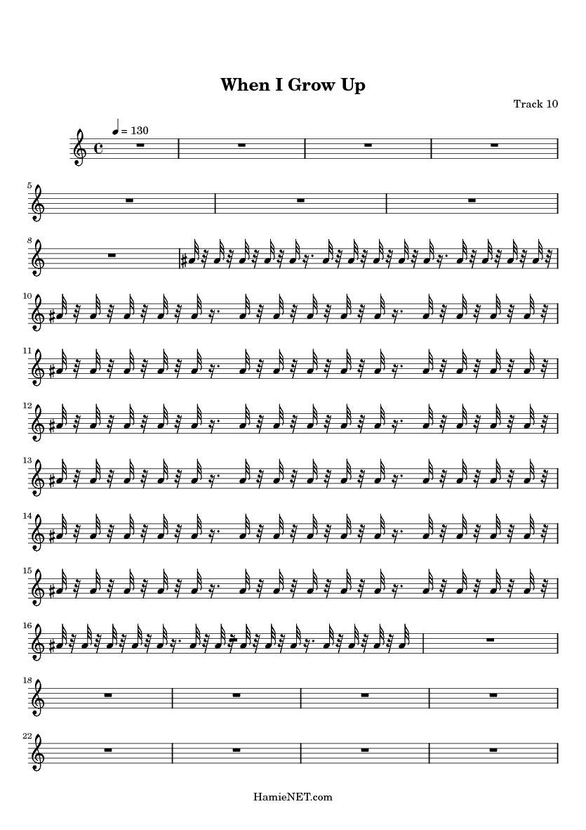 When I Grow Up Sheet Music