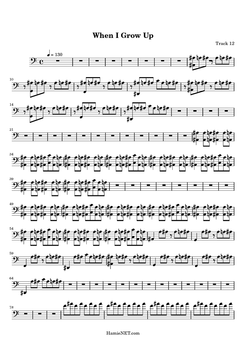 When I Grow Up Sheet Music