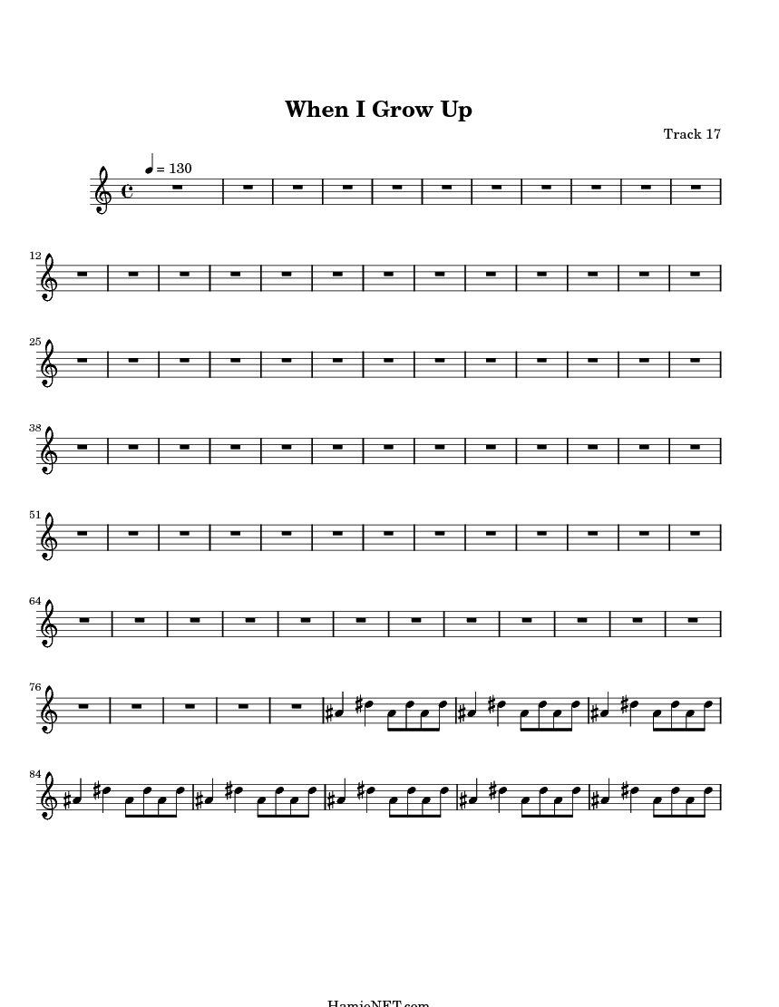 When I Grow Up Sheet Music