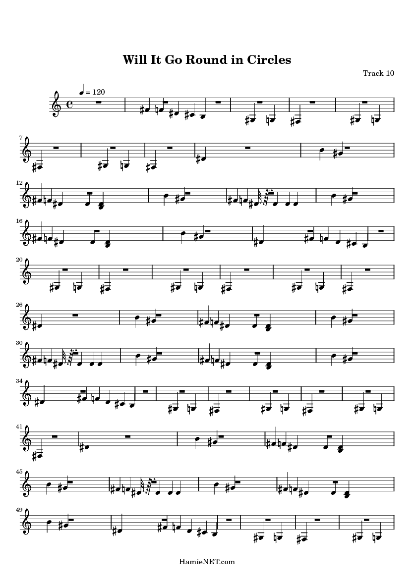 Will It Go Round in Circles Sheet Music Will It Go Round in Circles