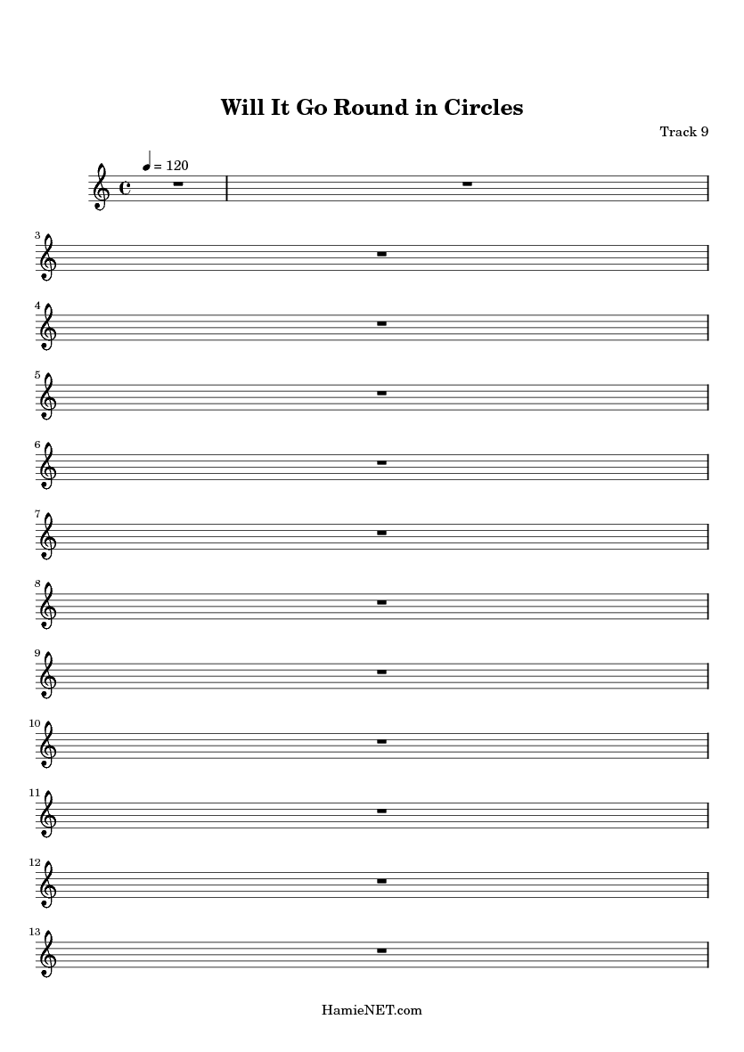Will It Go Round in Circles Sheet Music Will It Go Round in Circles