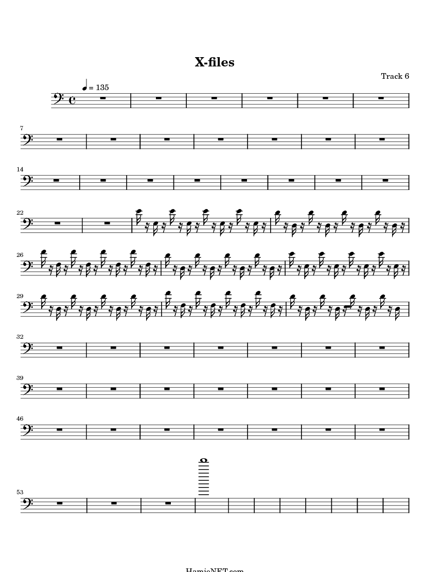 Xfiles Sheet Music Xfiles Score •