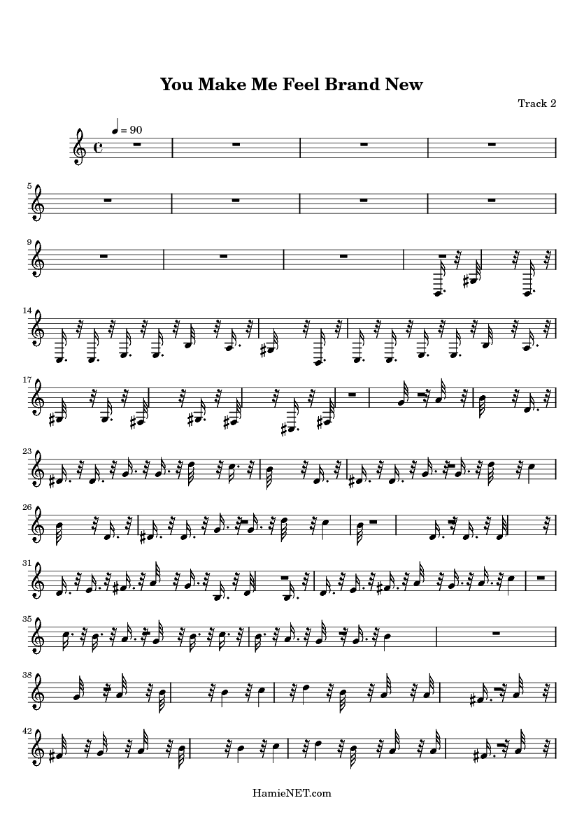You Make Me Feel Brand New Sheet Music You Make Me Feel Brand New