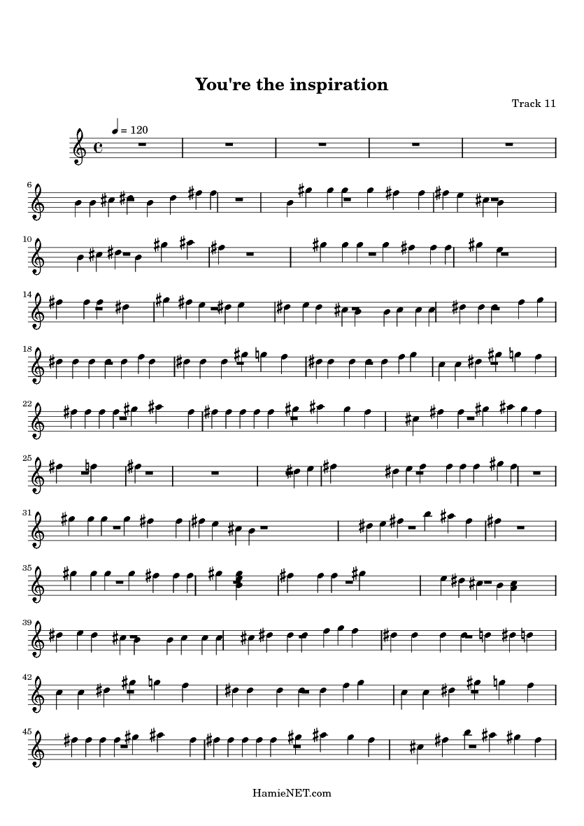 youre the inspiration sheet music youre the inspiration score you re the inspiration sheet music