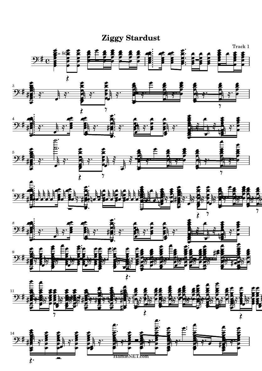 ziggy stardust sheet music ziggy stardust score hamienet com ziggy stardust sheet music